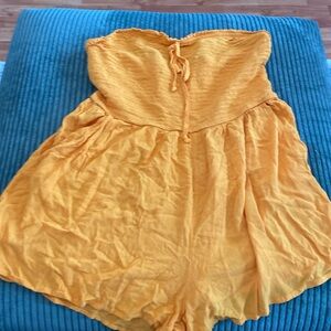 Wild Fable Yellow Cover Up Romper